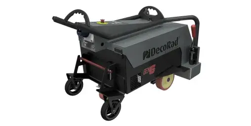 DecoRad on-site floor curing 